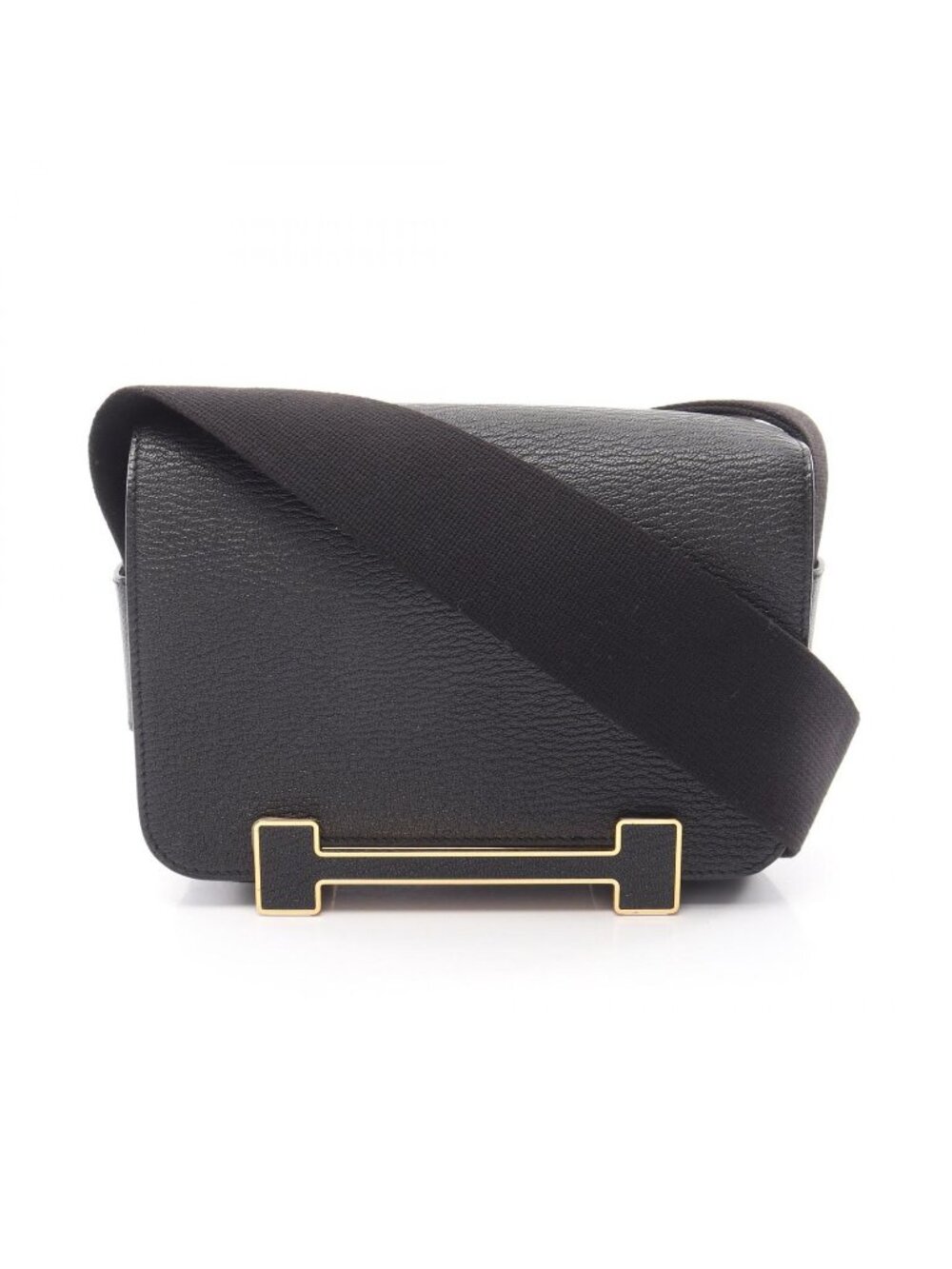 Hermes Shoulder Bag Geta Black